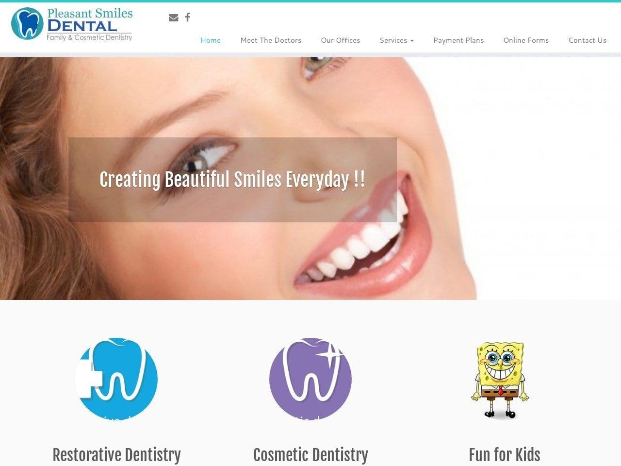 Pleasant Smiles Dental LLC screenshot