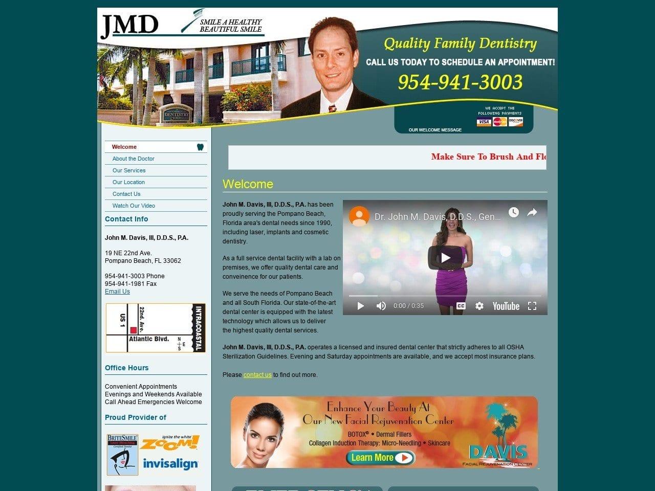 John M Davis III DDS
