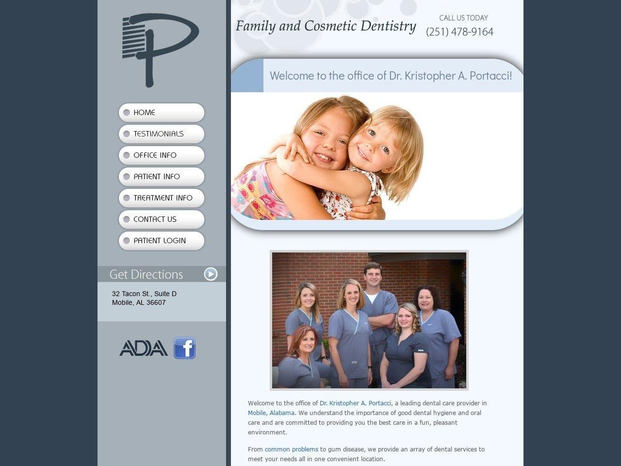Dr. Kristopher A. Portacci DDS