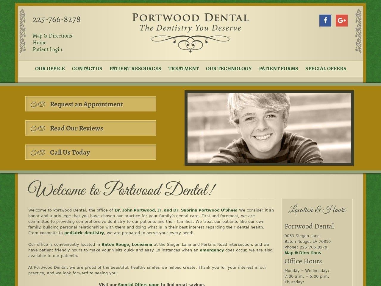 Portwood Dental screenshot