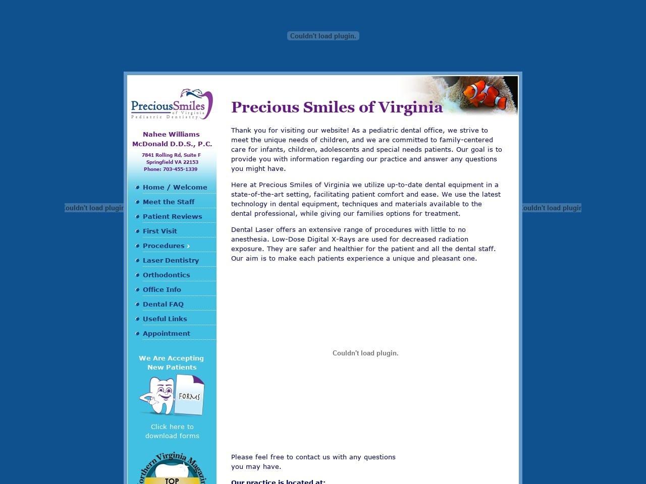 Precious Smiles of Virginia screenshot