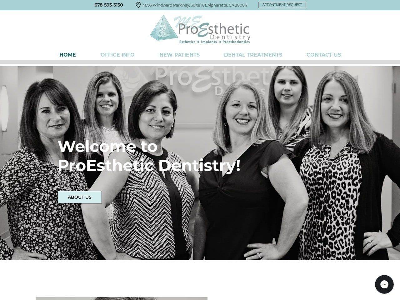 ProEsthetic Dentistry, LLC screenshot