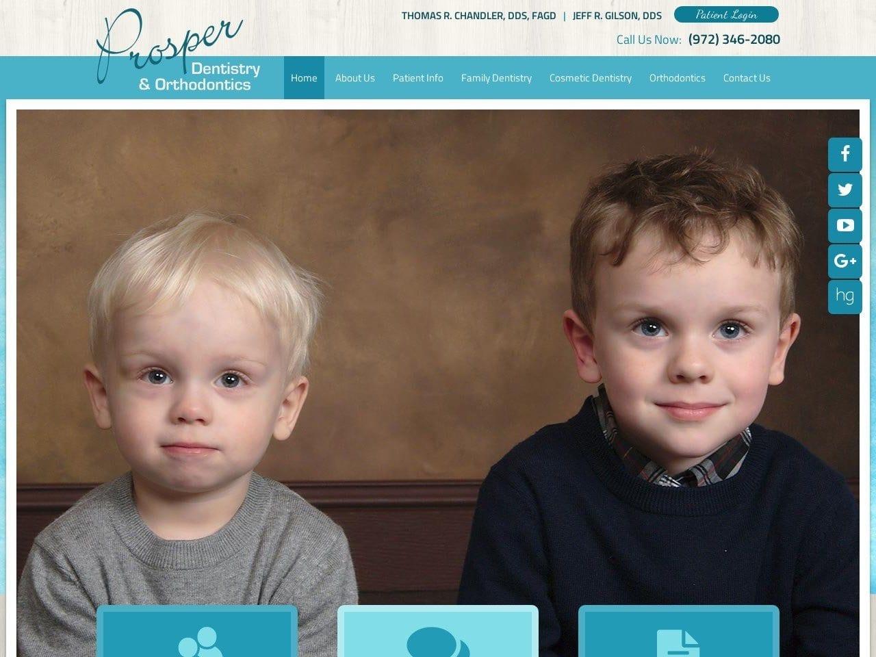 Prosper Dentistry & Orthodontics screenshot