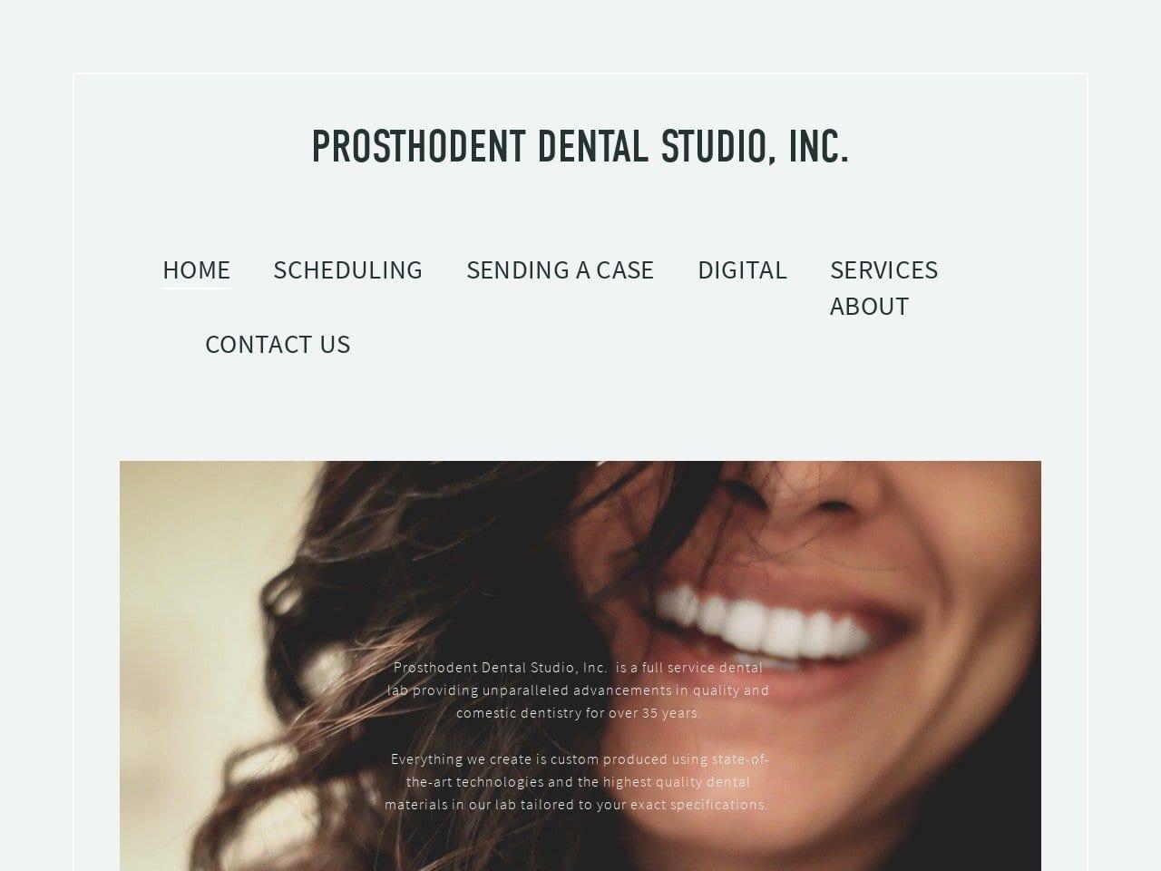 Prosthodent Dental Studio, Inc screenshot