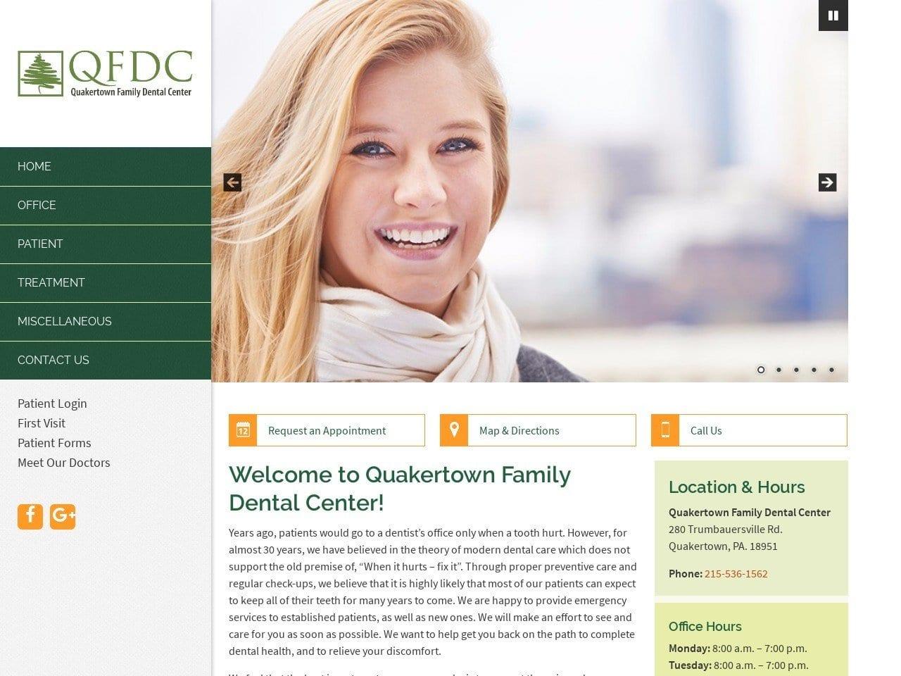 Quakertown Family Dental Center Schoenly Brian R D screenshot