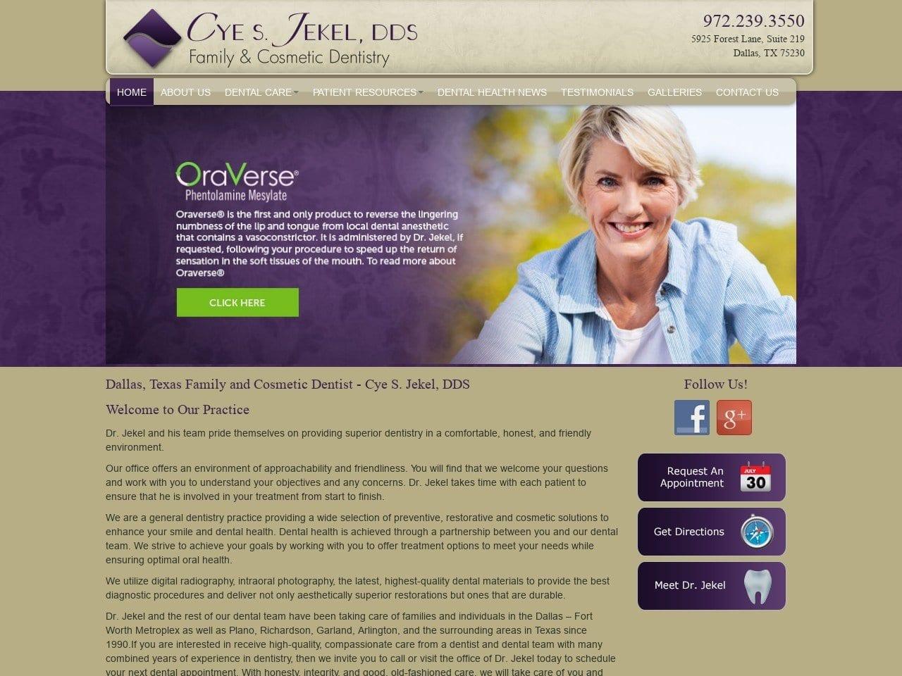 Cye S. Jekel DDS screenshot