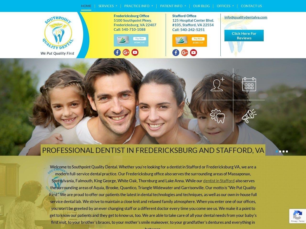 Southpoint Quality Dental screenshot