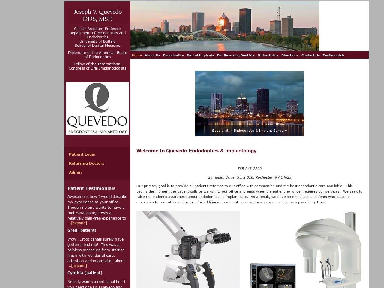 Joseph V. Quevedo DDS MSD screenshot