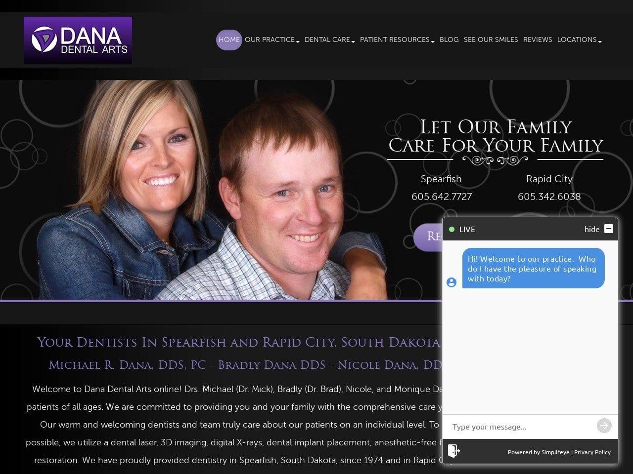 Dana Dental Arts screenshot