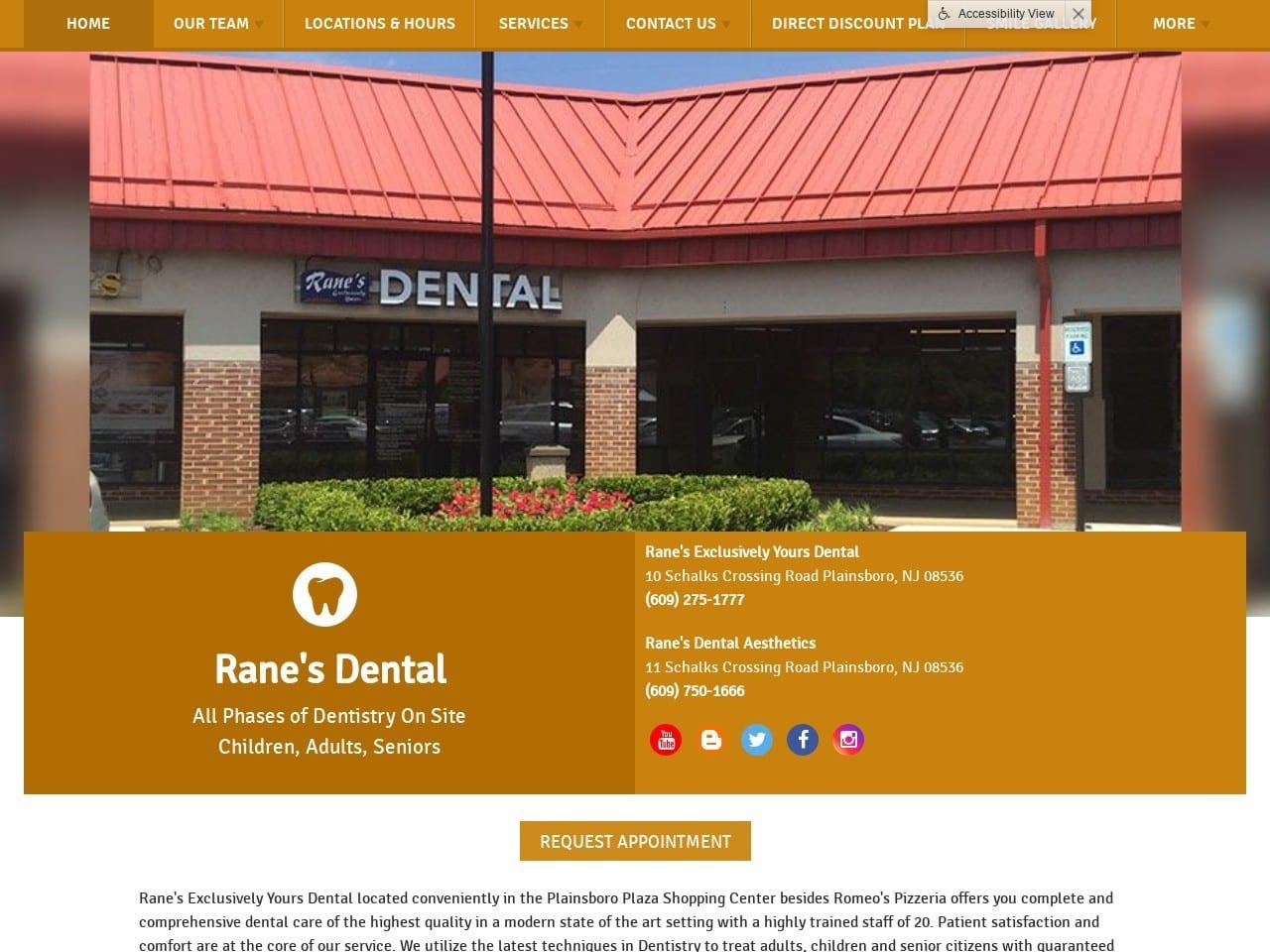 Ranes Exclusively Yours Dental screenshot