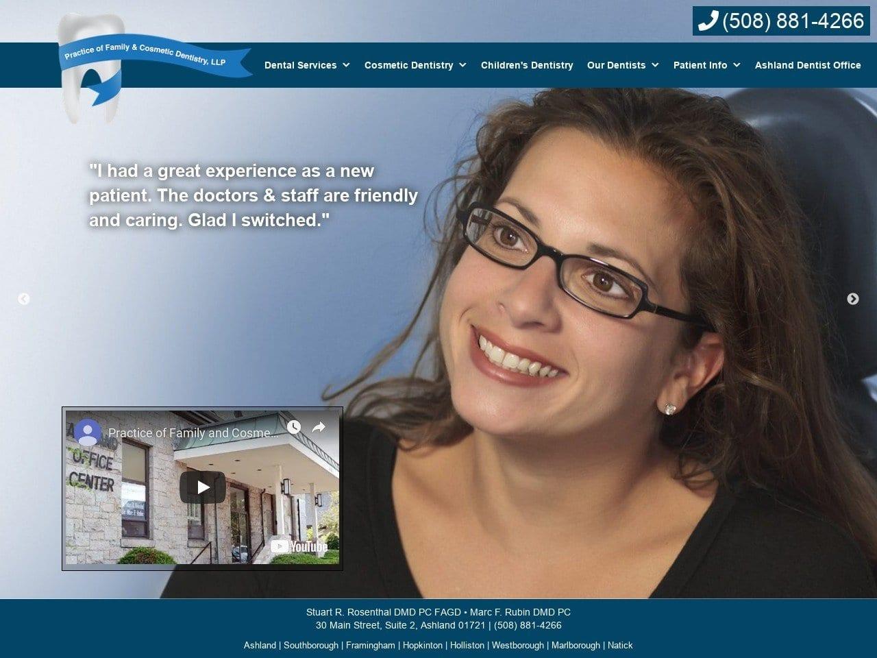 Practice of Family & Cosmetic Dentistry LLP screenshot