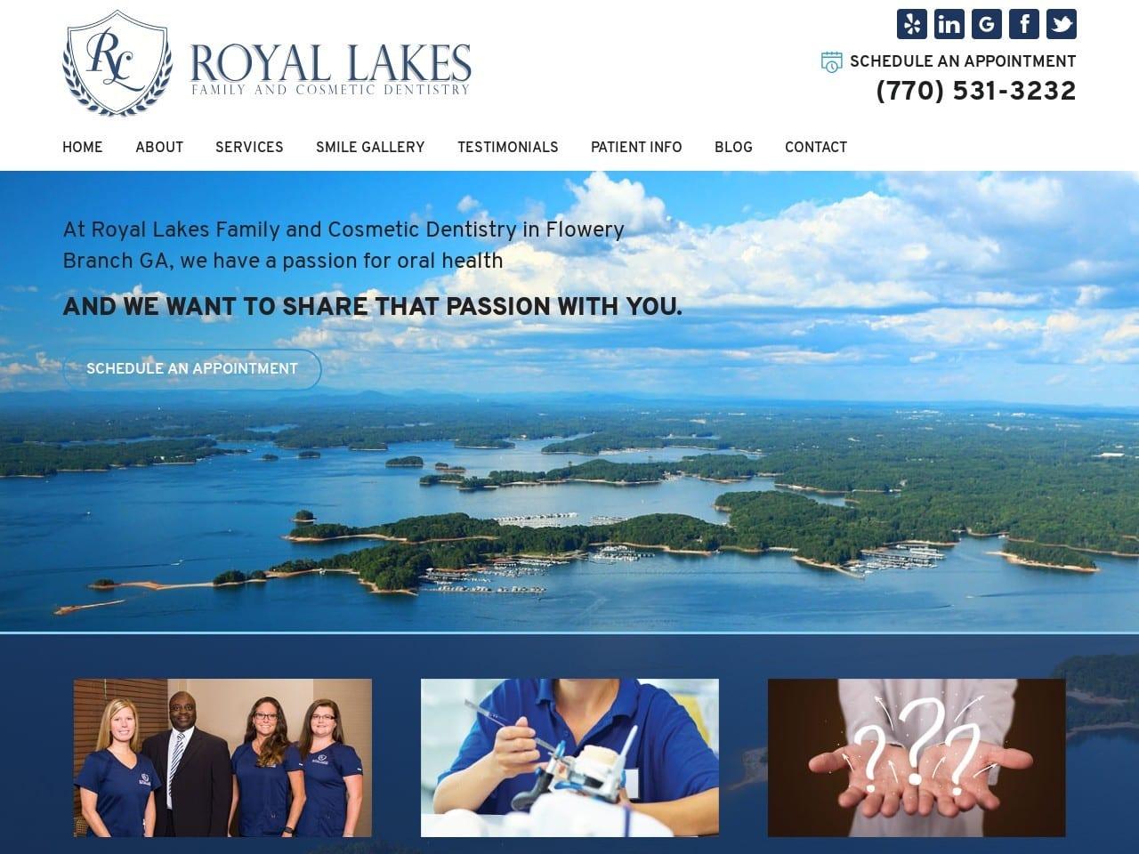 Royal Lakes Family & Cosmetic Dentistry screenshot