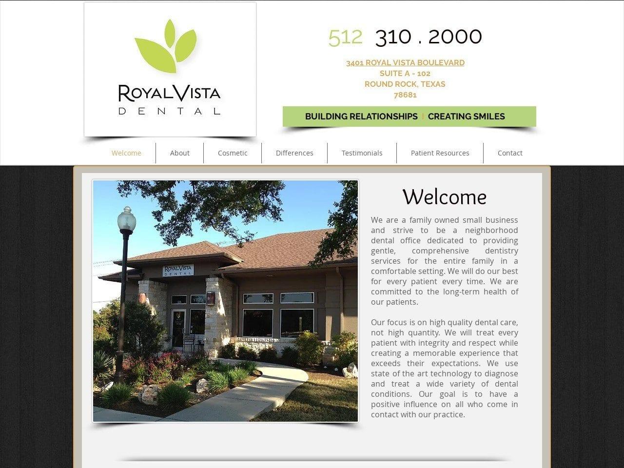 Royal Vista Dental screenshot