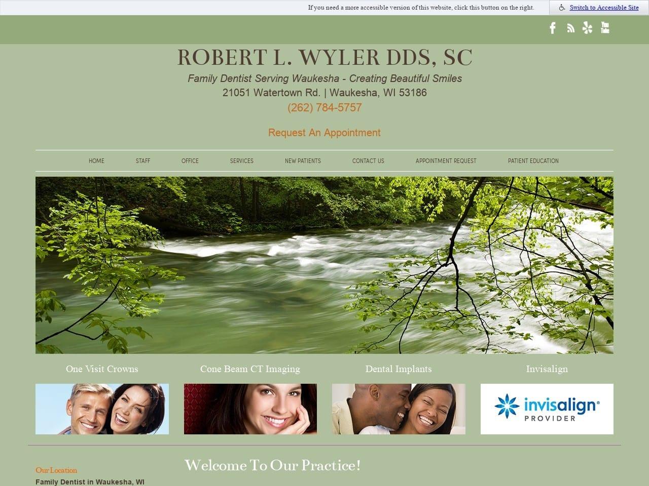 Robert L Wyler DDS SC screenshot