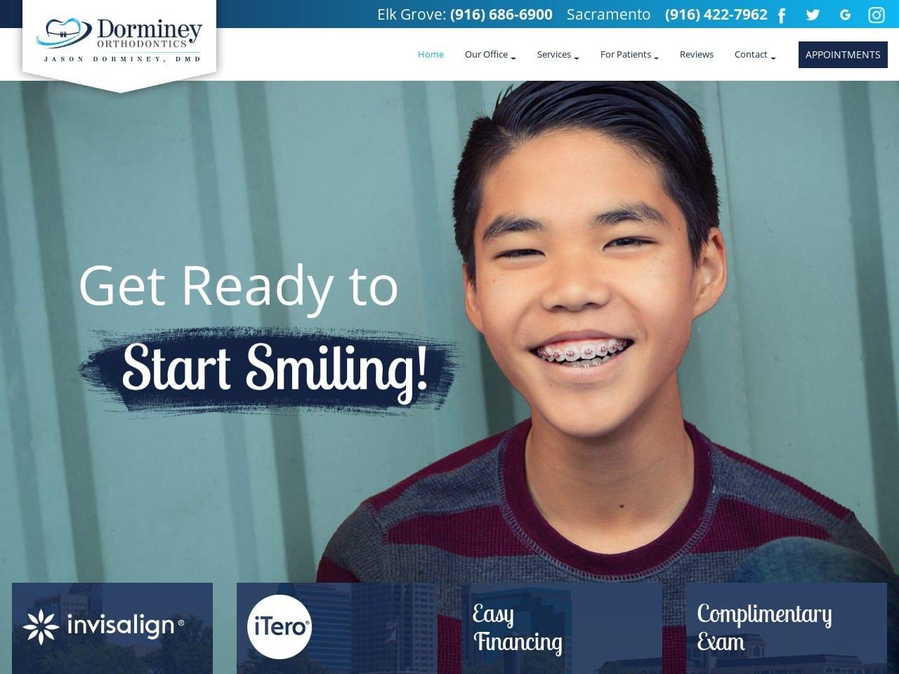 Dorminey Orthodontics screenshot