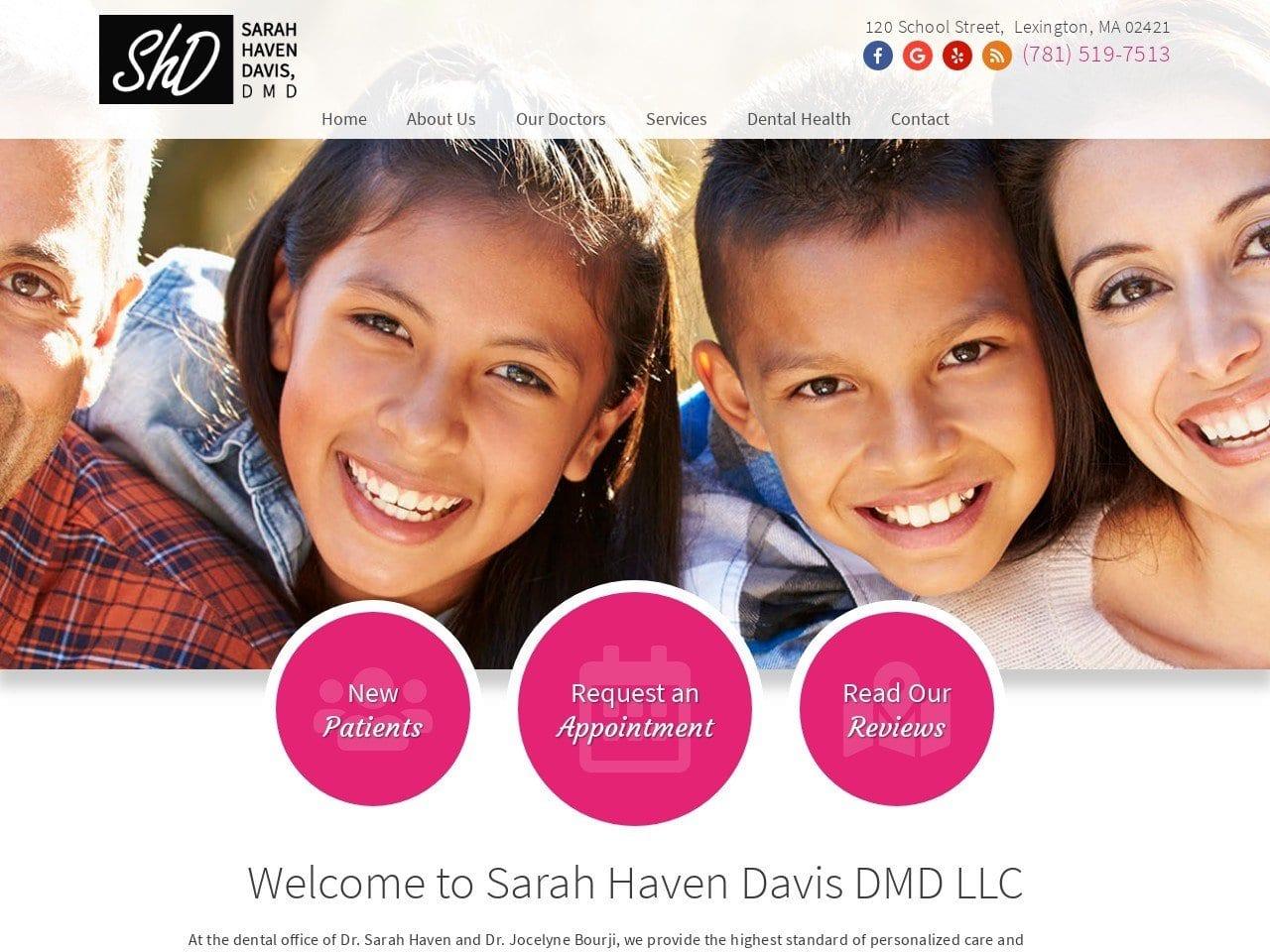 Sarah Haven Davis DMD LLC screenshot