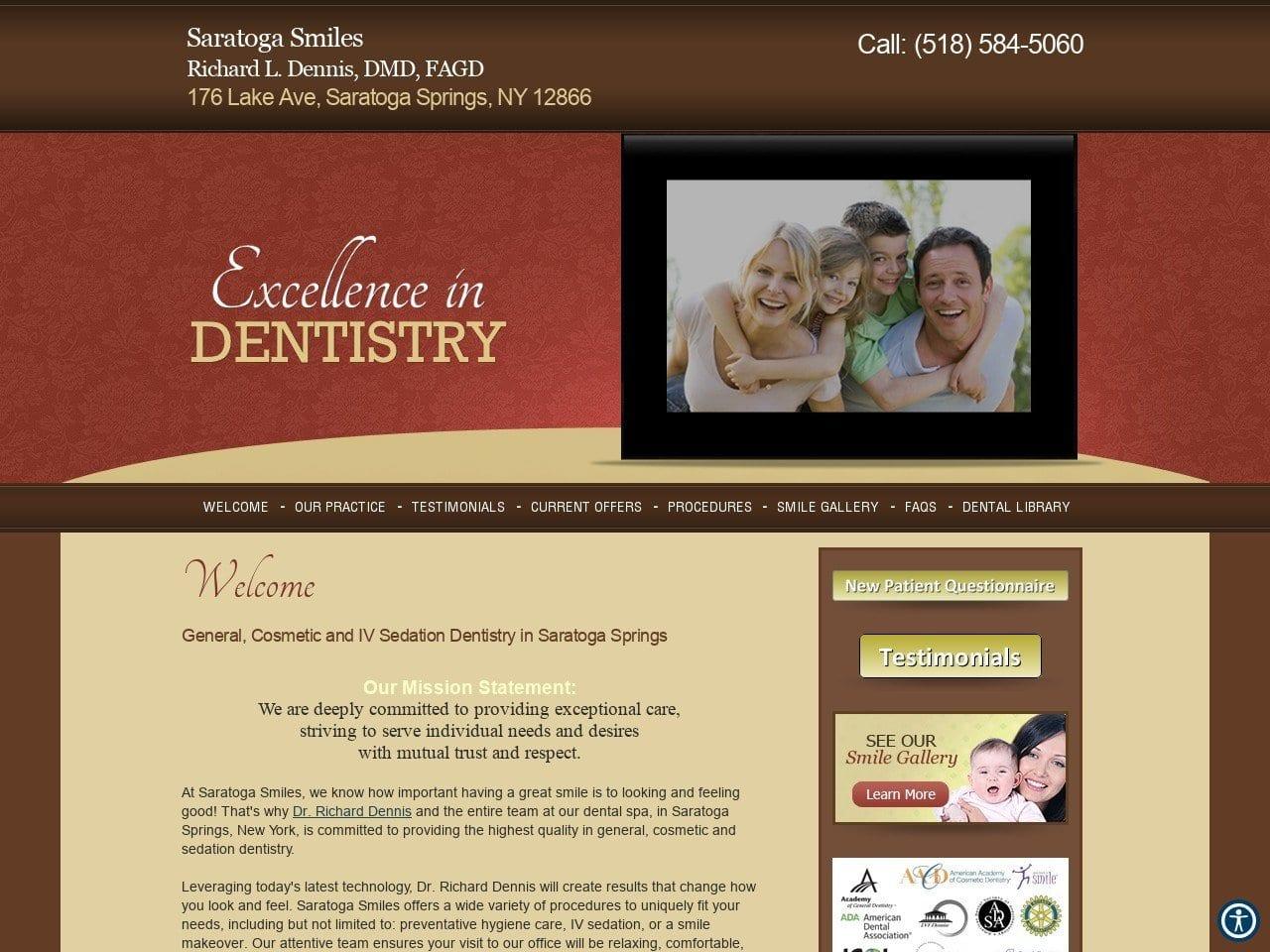 Saratoga Smiles | Richard L. Dennis DMD FAGD