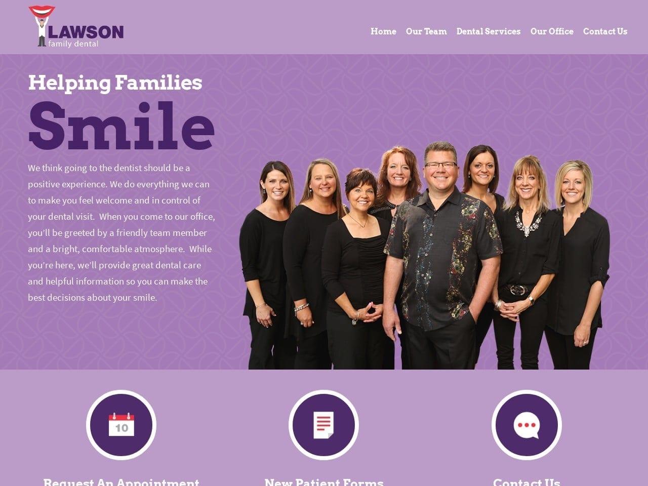 Lawson Family Dental screenshot