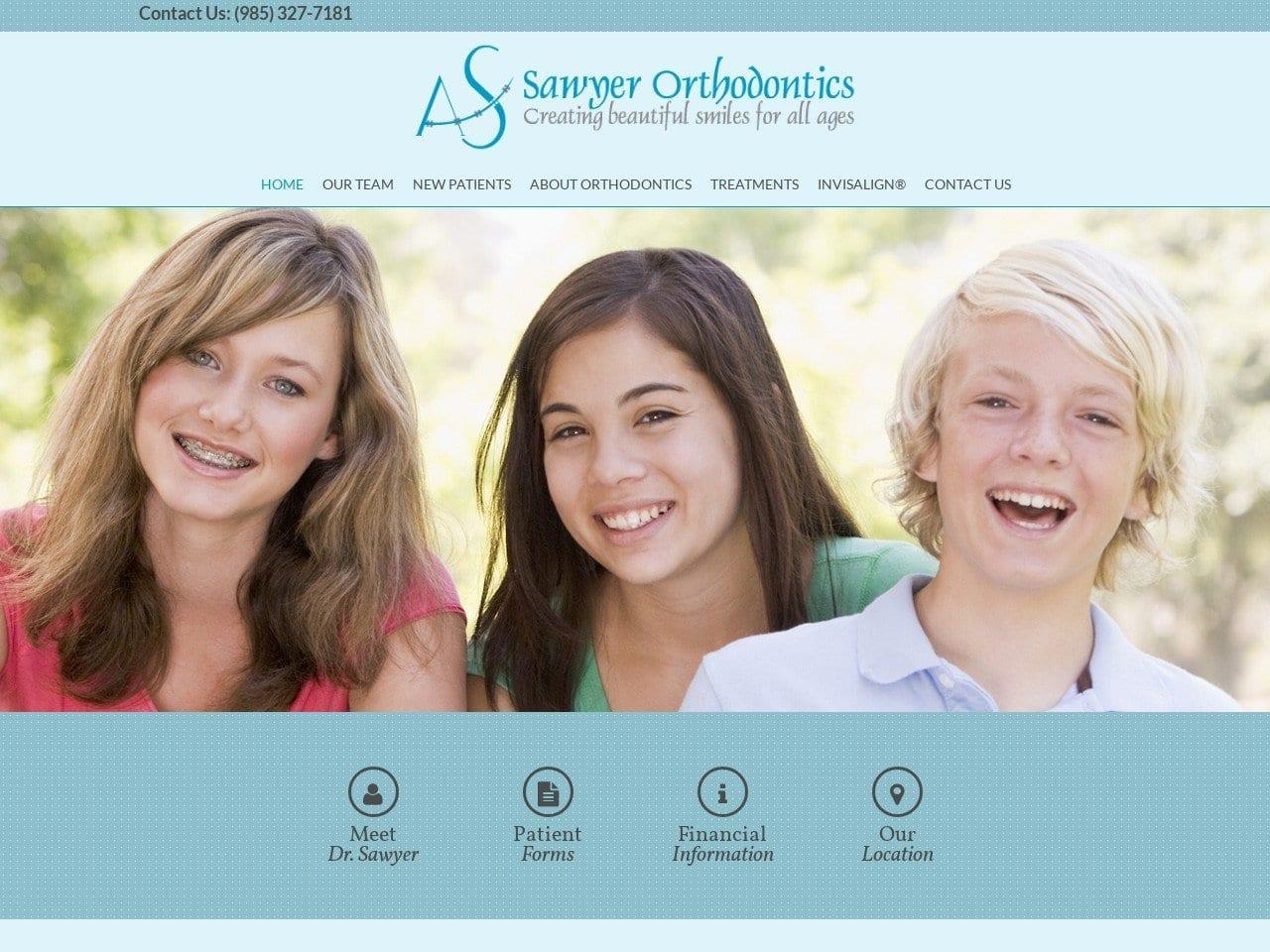 Sawyer Orthodontics screenshot