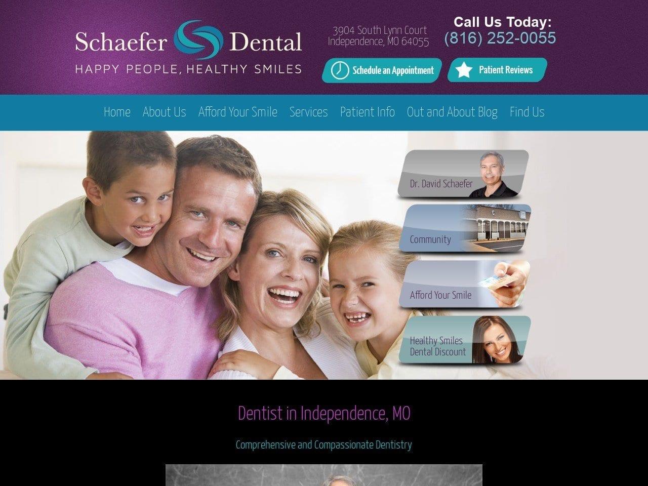 David A Schaefer DDS screenshot