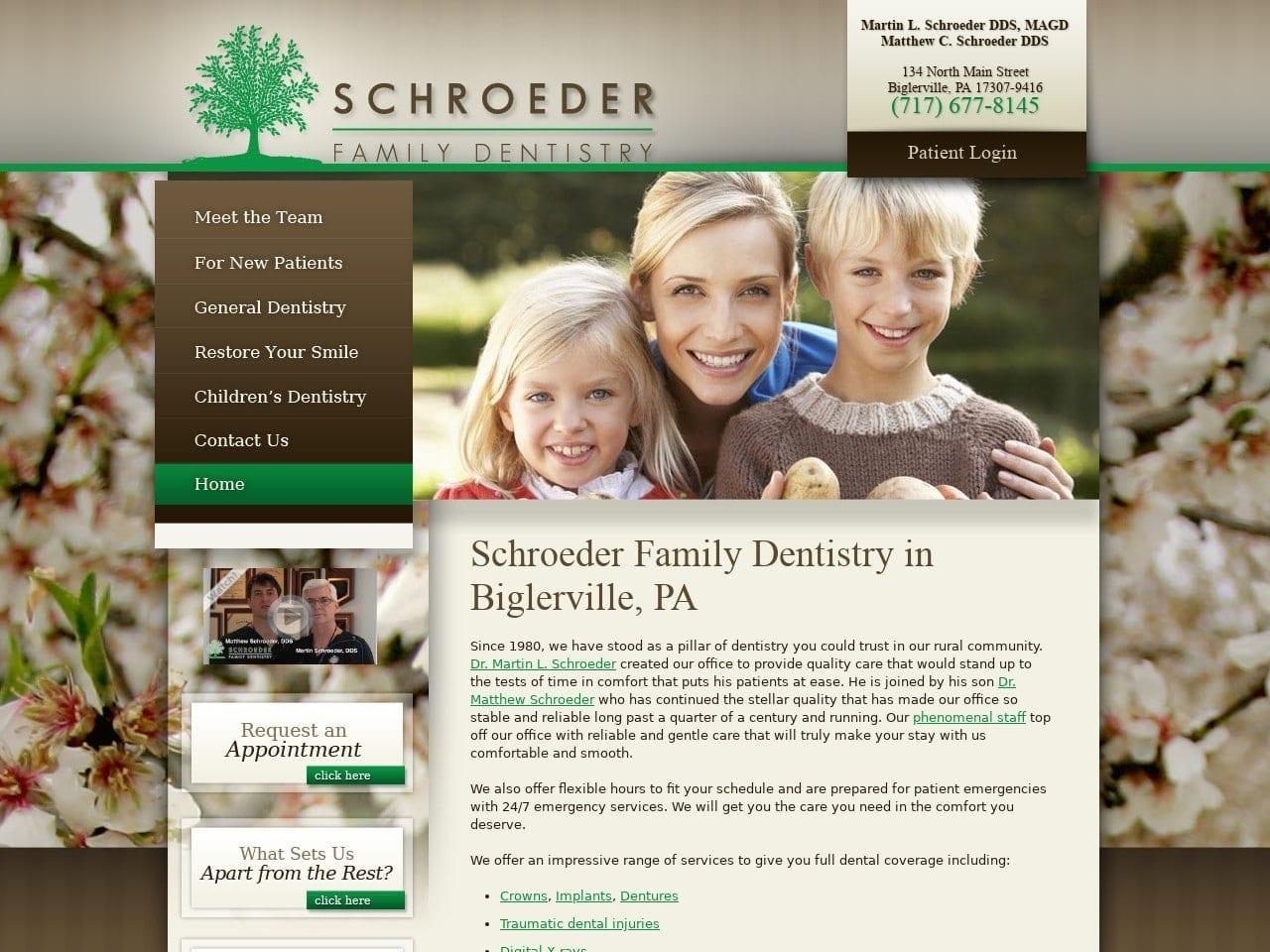 Schroeder Family Dentistry| Matthew C Schroeder, D.D.S.