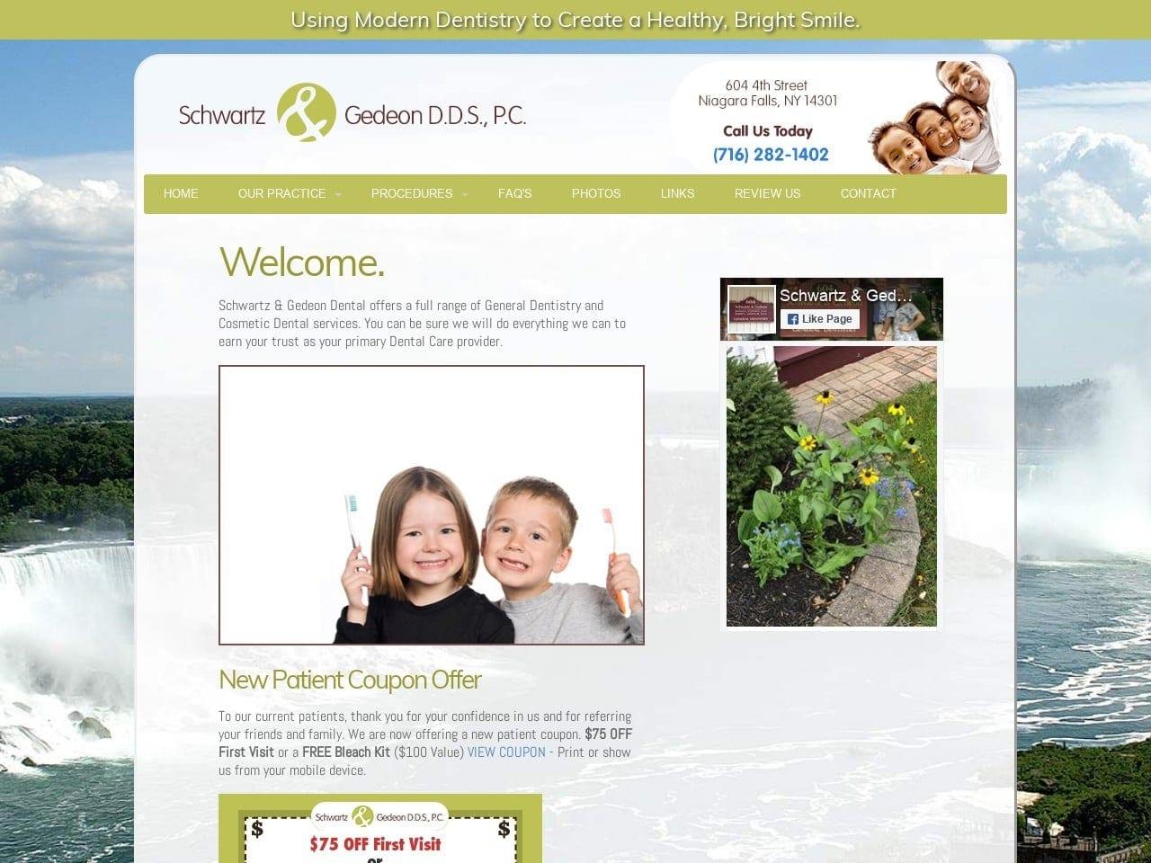 Schwartz & Gedeon, D.D.S., P.C. screenshot
