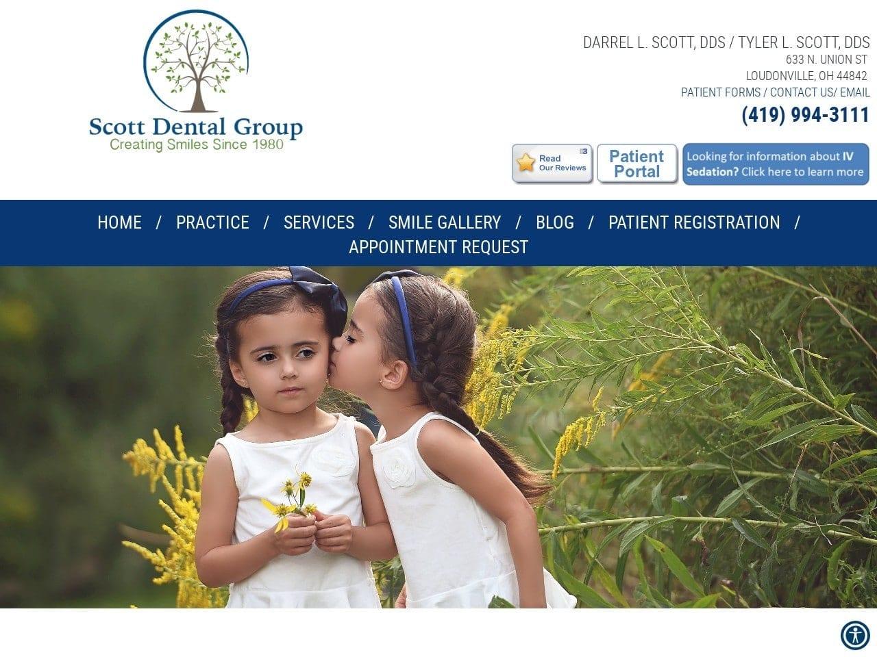 Scott Dental Group screenshot