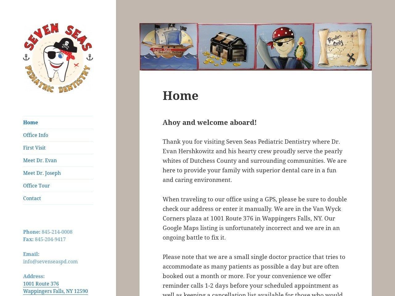 Seven Seas Pediatric Dentistry screenshot