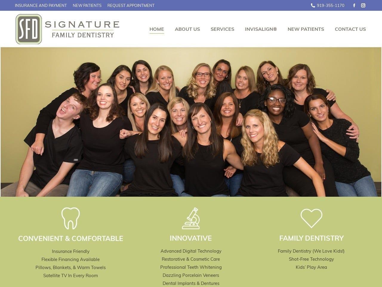Signature Family Dentistry Marcil Angelina DDS screenshot