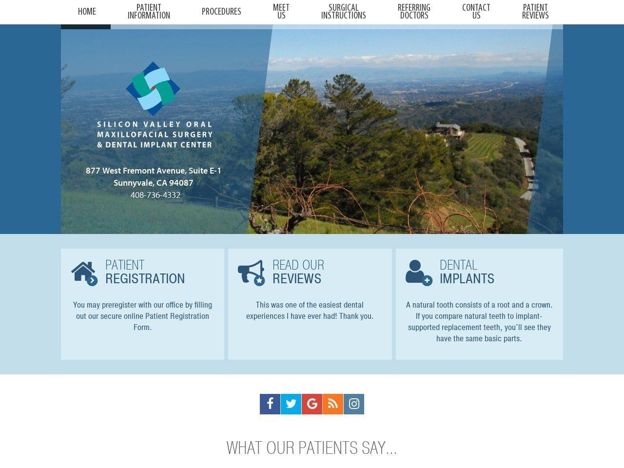 Silicon Valley Oral & Maxillofacial Surgery screenshot