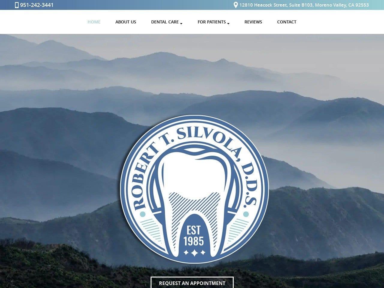 Robert T. Silvola, DDS screenshot