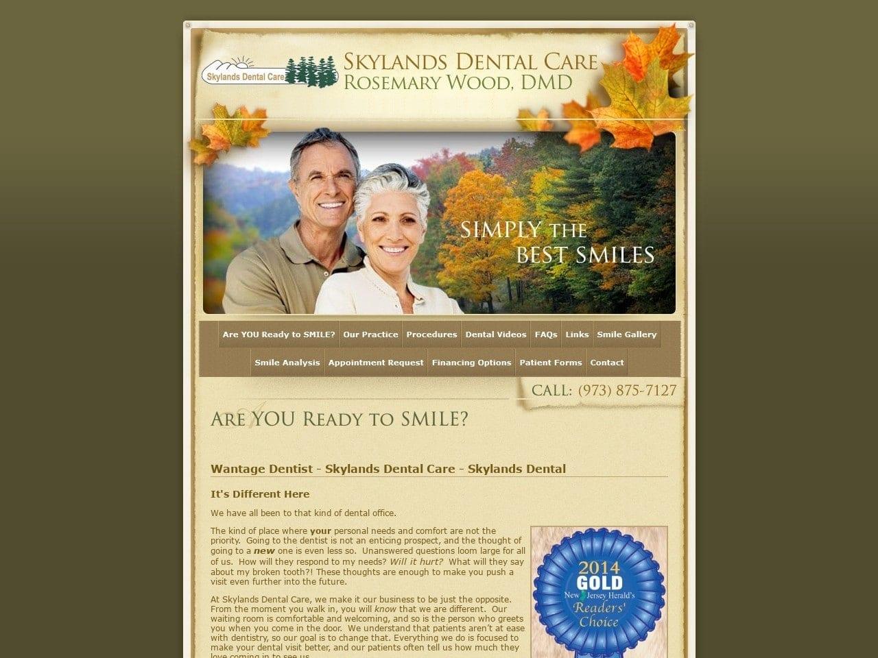 Skylands Dental Care screenshot