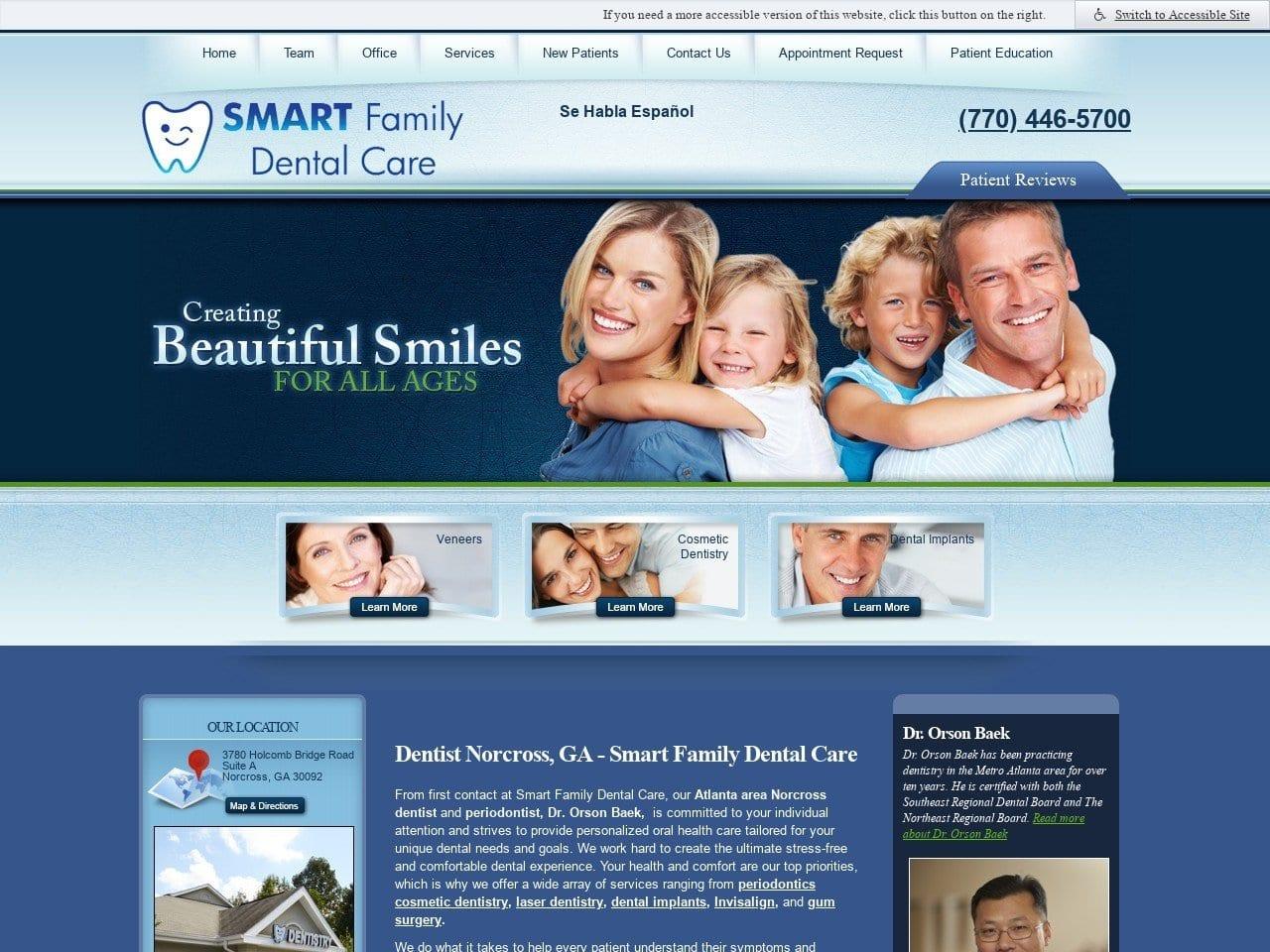 Smart Family Dental Care screenshot