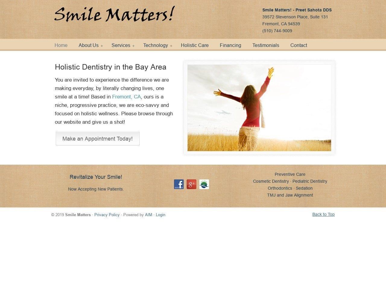 Smile Matters! - Preet Sahota DDS