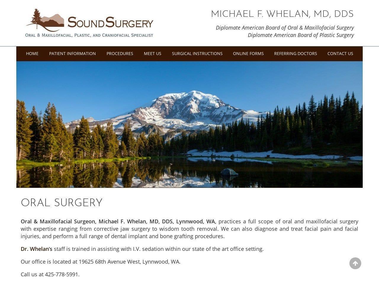 Michael F. Whelan MD DDS