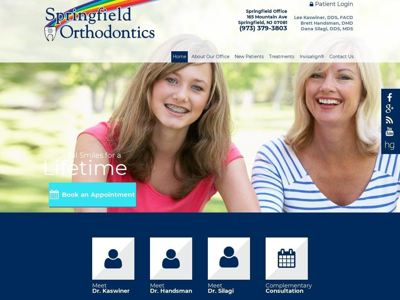 Springfield Orthodontics screenshot