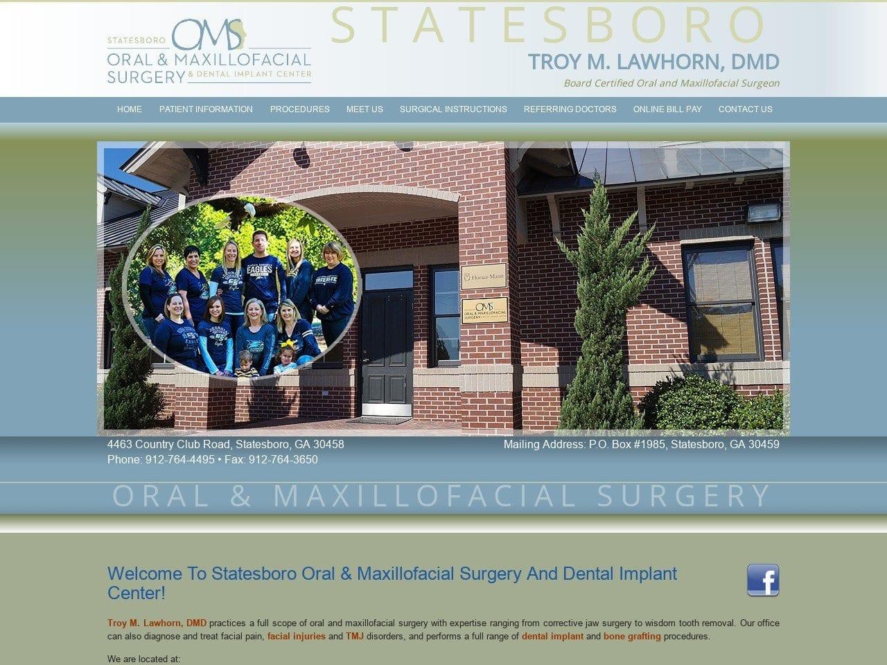 Statesboro Oral & Maxillofacial Surgery Inc screenshot