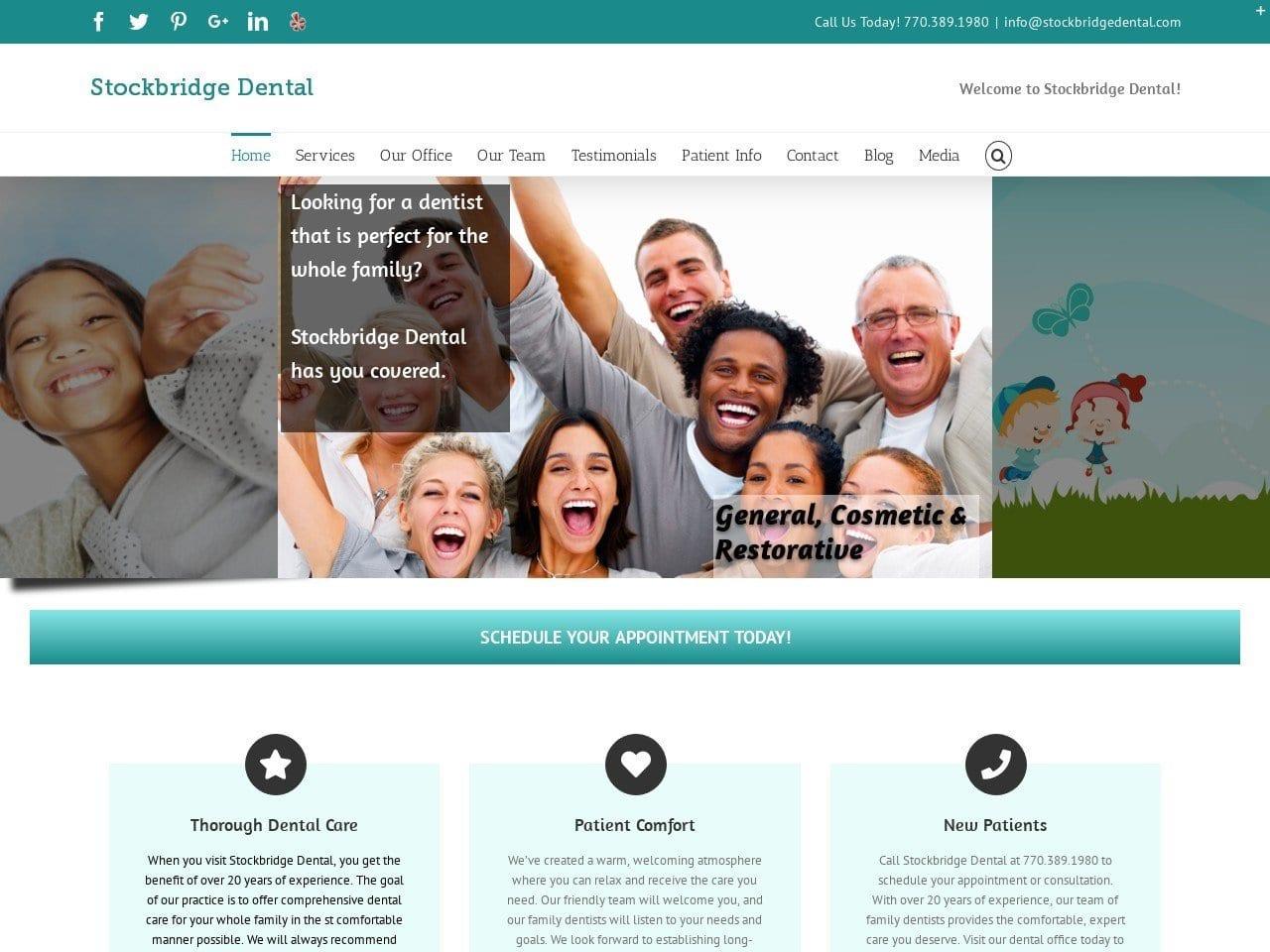 Stockbridge Dental Care screenshot