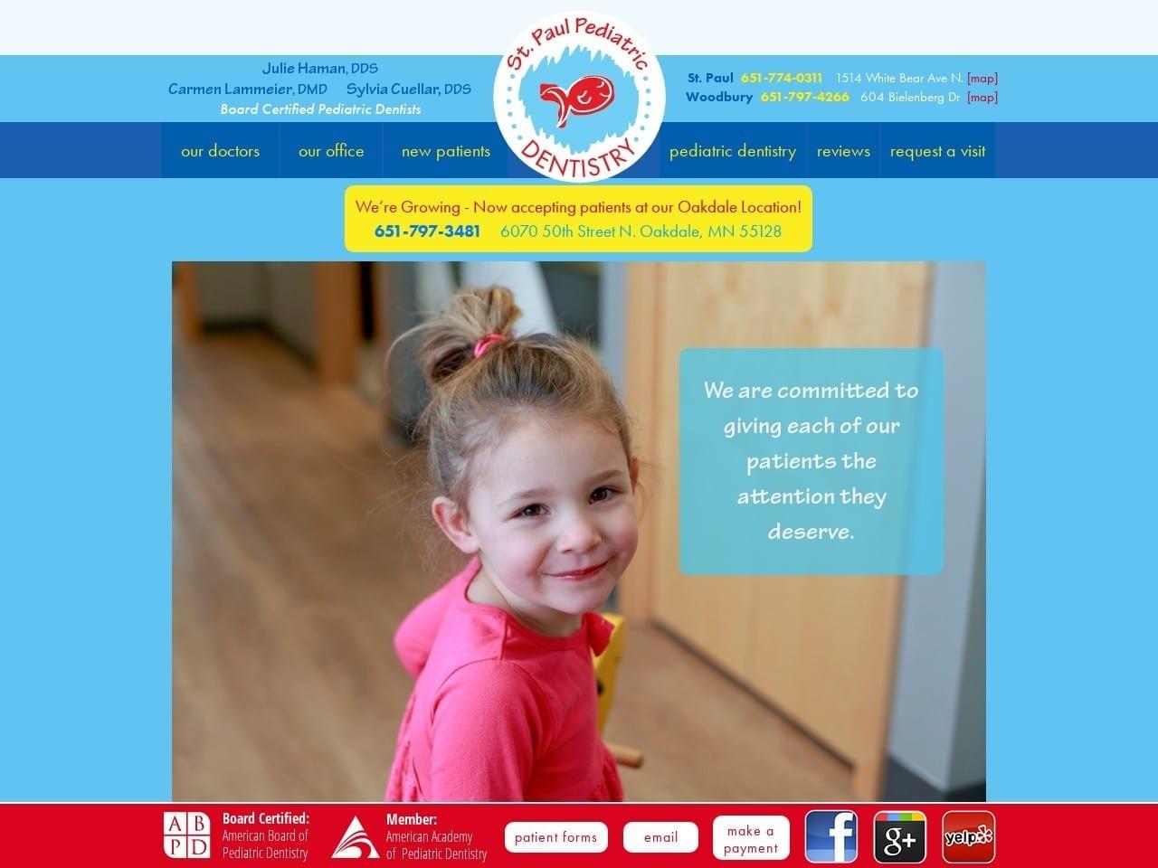 St. Paul Pediatric Dentistry screenshot