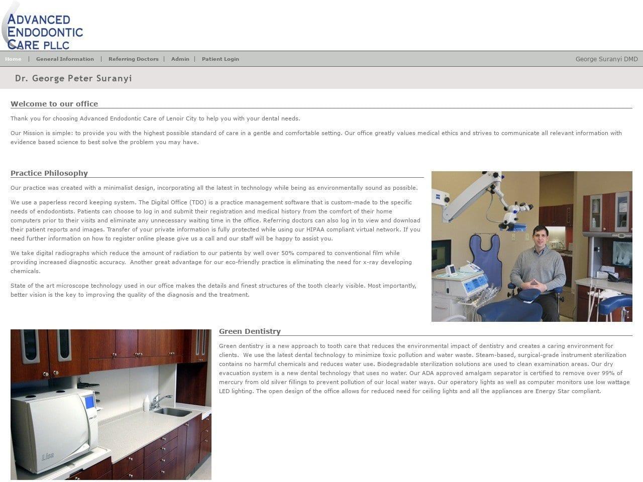 Advanced Endodontic Care Pllc Dr. George P. Surany screenshot