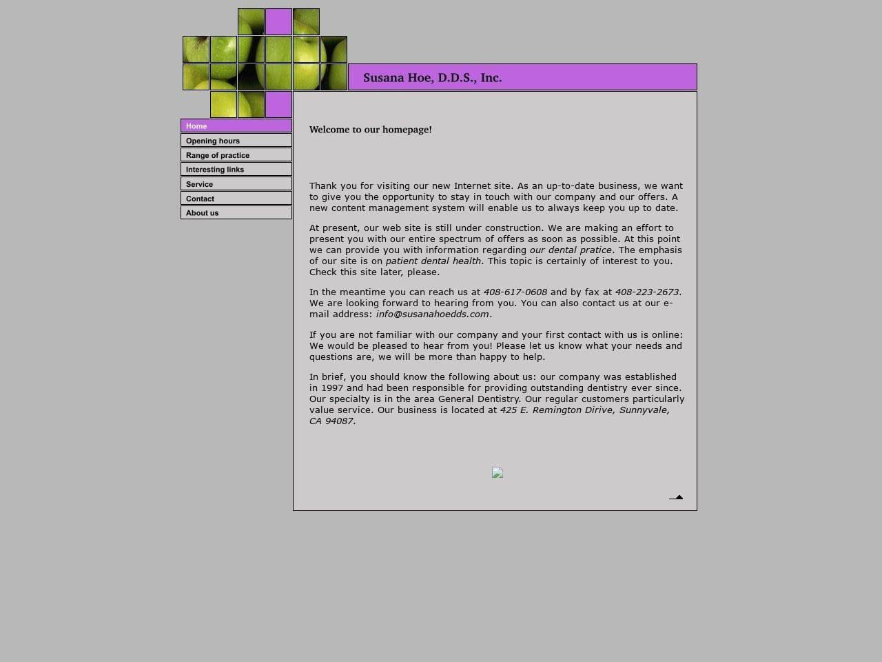 Hoe Susana DDS screenshot