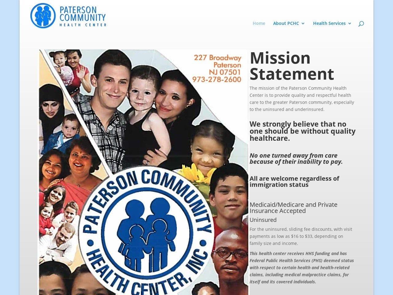 Paterson Community Health Center Lee Stephanie DDS screenshot