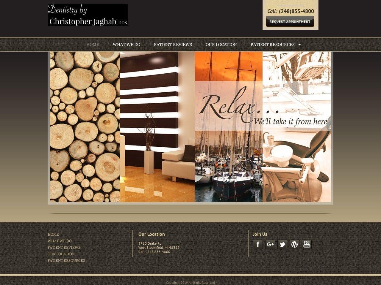 Christopher Jaghab DDS screenshot
