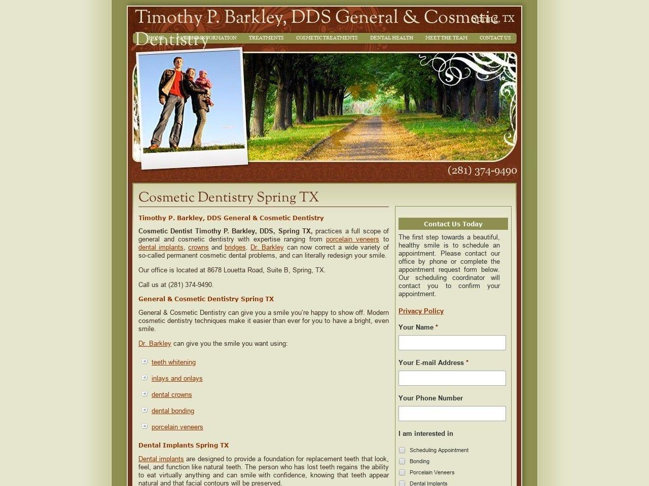 Timothy P. Barkley D.D.S.