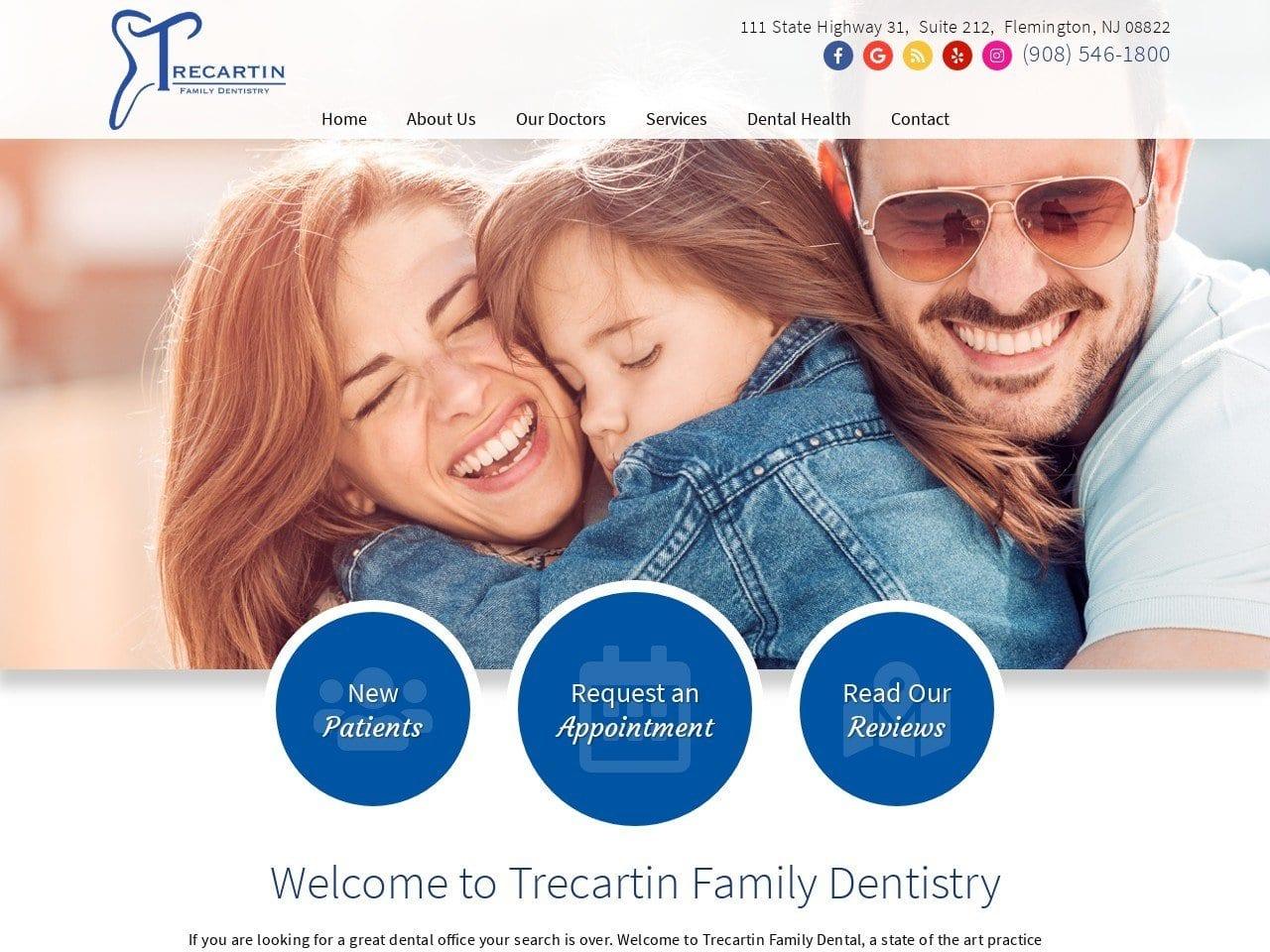 Trecartin Family Dental screenshot
