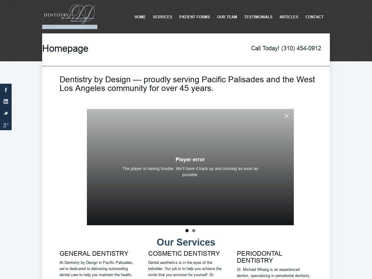Dentistry by Design Pacific Palisades screenshot
