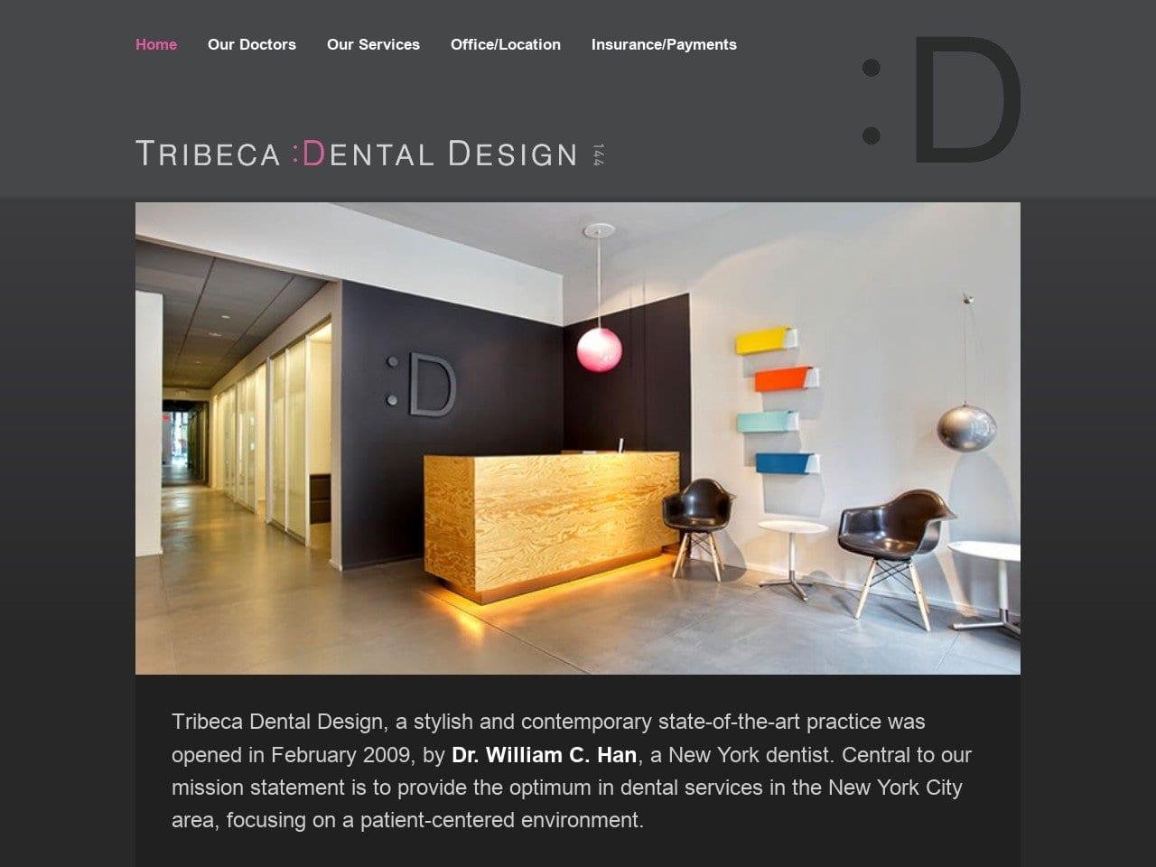 Tribeca Dental Design screenshot