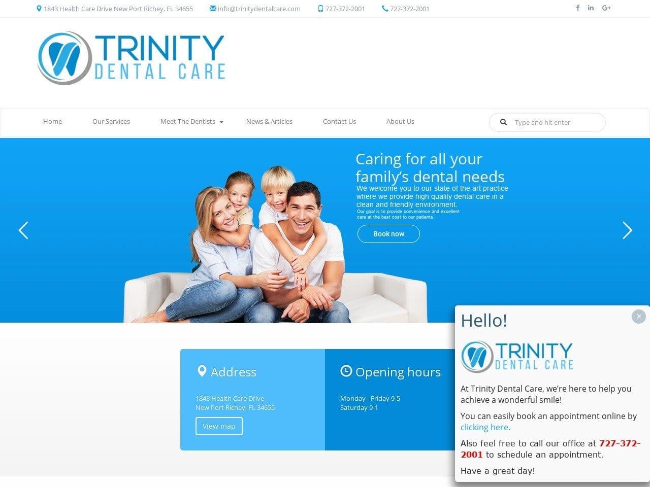 Trinity Dental Care Inc screenshot