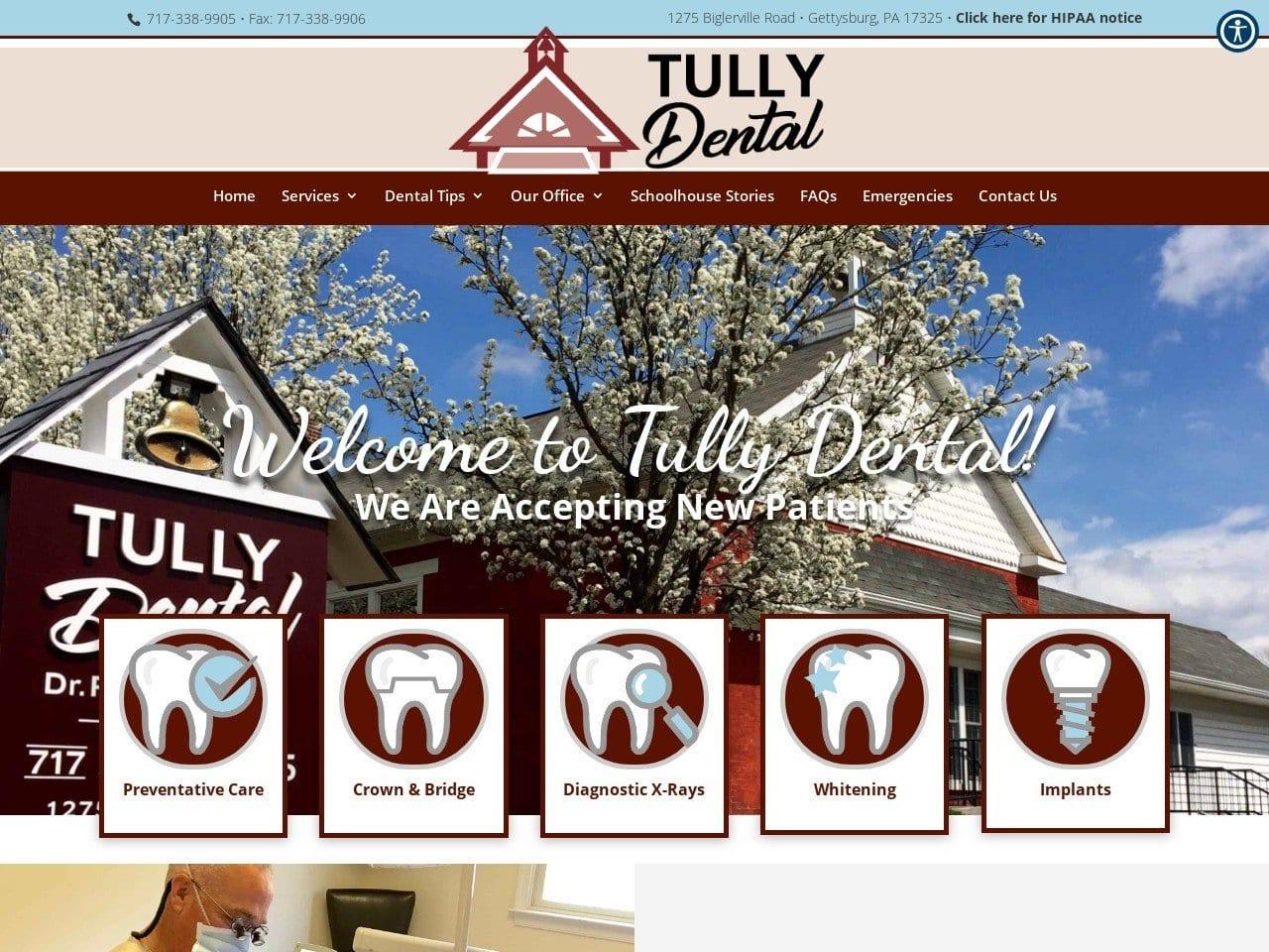 Tully Dental PC Tully Paul John DDS screenshot