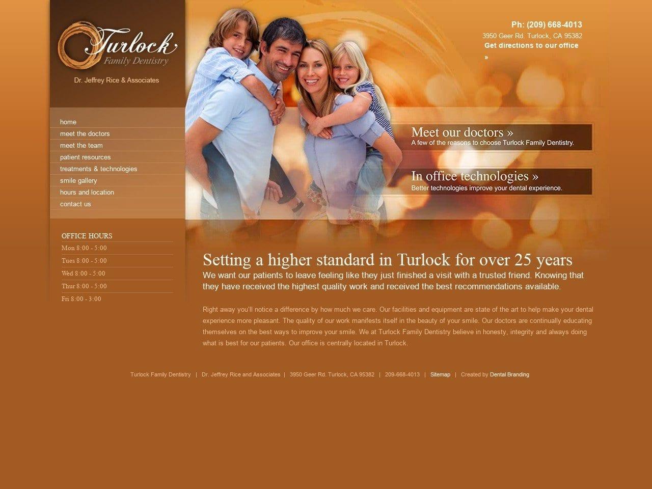 Turlock Family Dentistry Vallarine Alan DDS screenshot